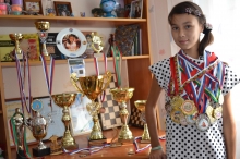 Юная шахматистка из Челнов Зарина Шафигуллина победила на этапе Детского Кубка России